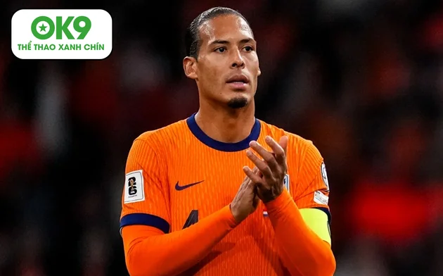Van Dijk lập kỷ lục lịch sử đội trưởng Hà Lan trong trận đấu quốc tế thứ 88.